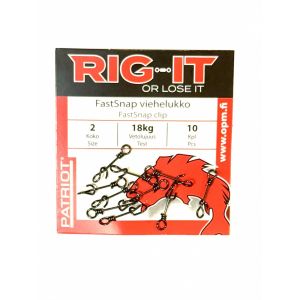 Patriot Rig-It Fastsnap Viehelukko 10kpl