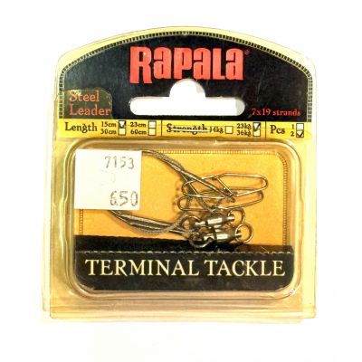 Rapala Teräsperuke 15cm 23kg 2kpl